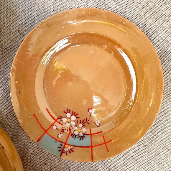 Vintage Made in Japan Lusterware Single Service Tea Set - Picture 6 of 14